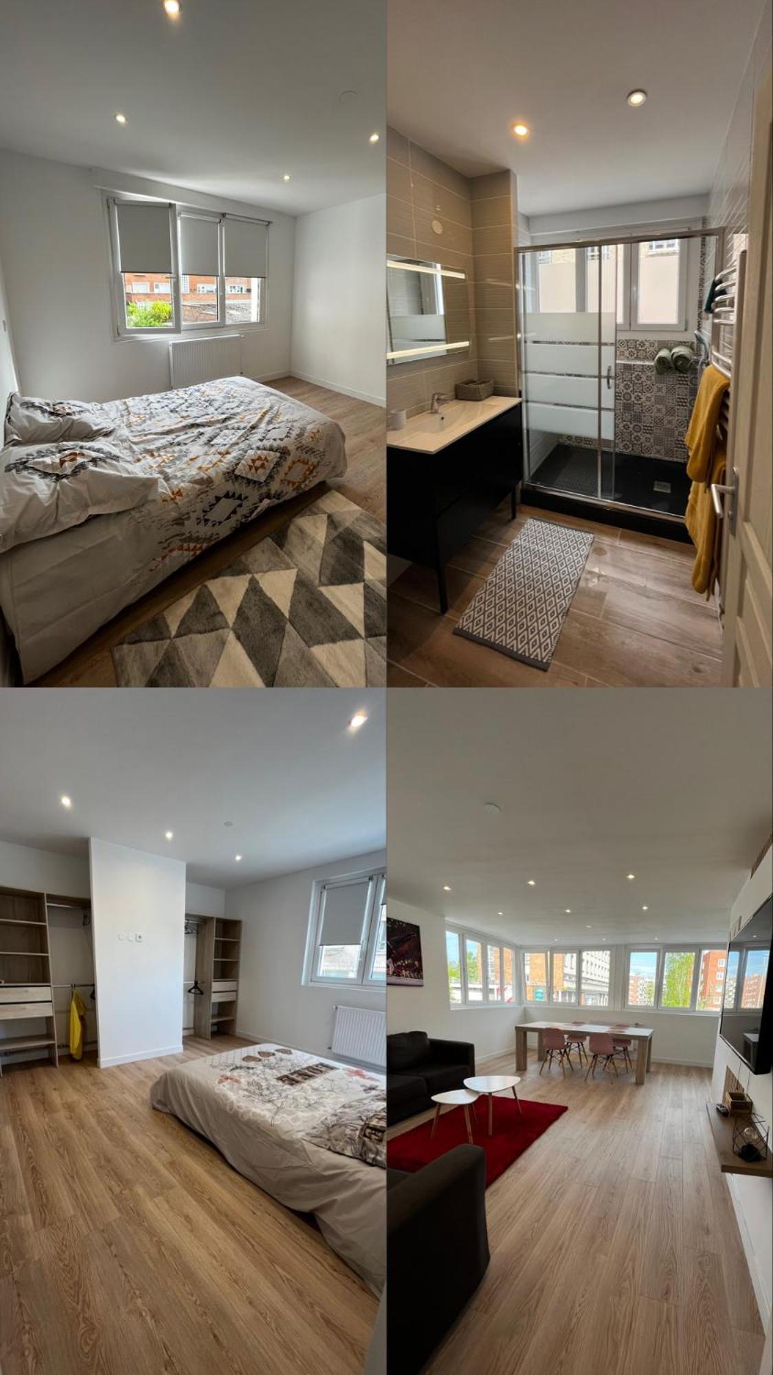 Grande Chambre Dans Loft A Deux Pas De La Plage Dunkirk Exterior foto